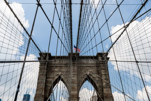 Brooklyn Bridge, New York, USA — Stock Photo, Image