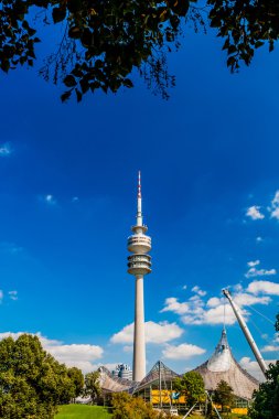 Olympic Tower at Olympic Park, Munich, Bavaria, Germany