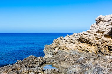 Cala Agulla, Mayorka, İspanya.