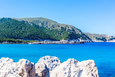 Cala Agulla, Mayorka, İspanya.