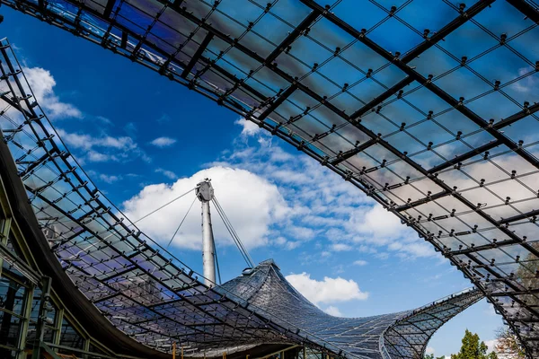 Olympiastadion, München, Bayern, Deutschland — Stockfoto