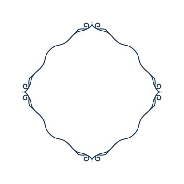 Hat çerçevesi. Basit kenarlık dekorasyonu