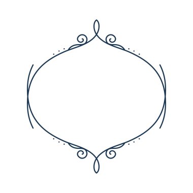 Hat çerçevesi. Basit kenarlık dekorasyonu