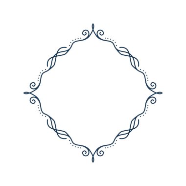 Hat çerçevesi. Basit kenarlık dekorasyonu