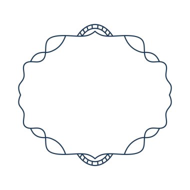 Hat çerçevesi. Basit kenarlık dekorasyonu