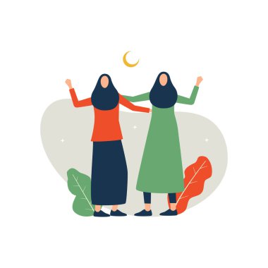 Bayram Mübarek 'in karakterli düz çizimi