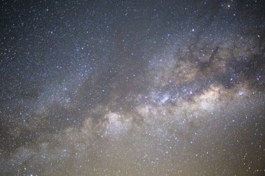 Samanyolu, uzun pozlama fotoğraf.