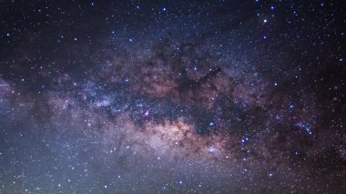 The Panorama Milky Way ,Long exposure photograph. clipart
