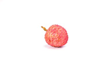 Lychee. Beyaz arka plan üzerinde izole tatlı taze lychees.