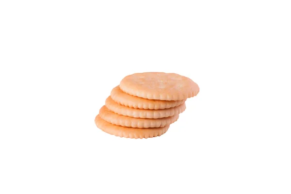 Crackers isolated on white background. — Stock Photo, Image