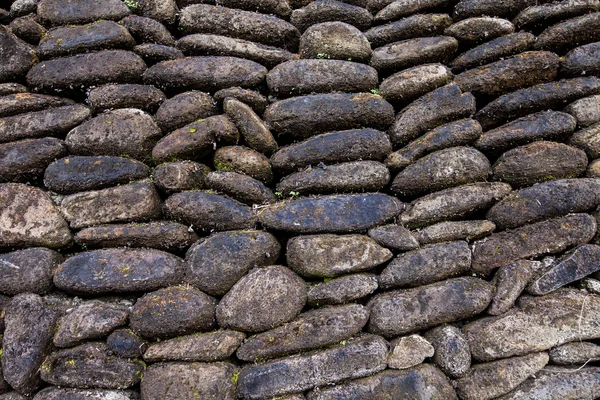 Текстура каменной стены природы . — стоковое фото