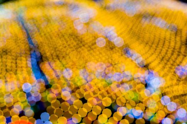 arka plan mavi bokeh daireler Noel arka planı için.