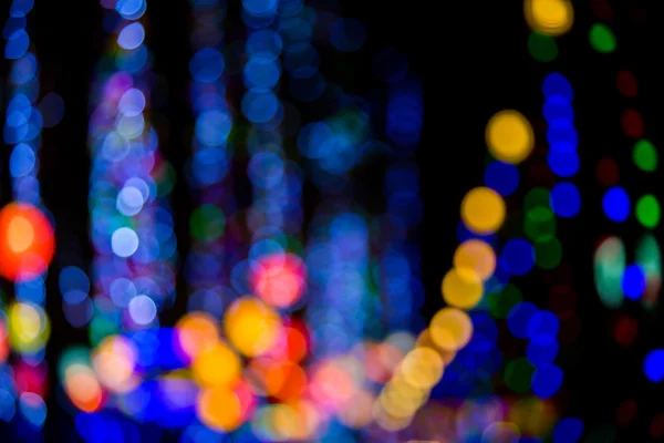 Abstract background blue bokeh circles for Christmas background. — Stock Photo, Image