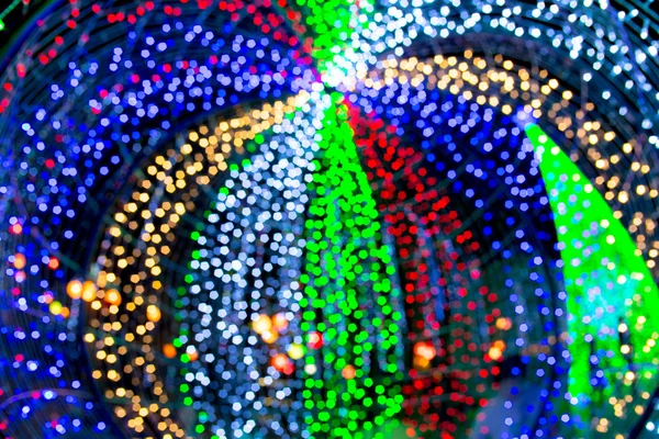 Abstrakter Hintergrund blaue Bokeh-Kreise für Weihnachten Hintergrund. — Stockfoto