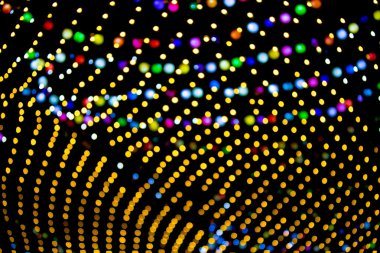 arka plan bulanıklık bokeh daireler Noel arka planı için.