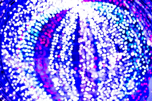 Astratto sfondo sfocatura bokeh cerchi per lo sfondo di Natale . — Foto Stock