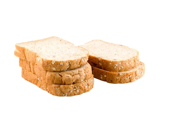 Segment volkoren brood voor achtergrond — Stockfoto