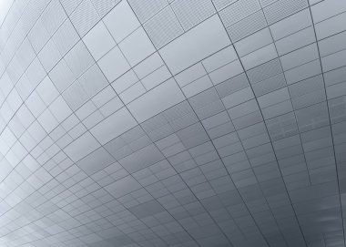 Seoul, Güney Kore - 14 Ağustos 2016: Dongdaemun tasarım Plaza Seul, Zaha Hadid tarafından tasarlanmış bir tavana küçük parçası. 14 Ağustos 2016 Seul, Güney Kore'de yapılan atış