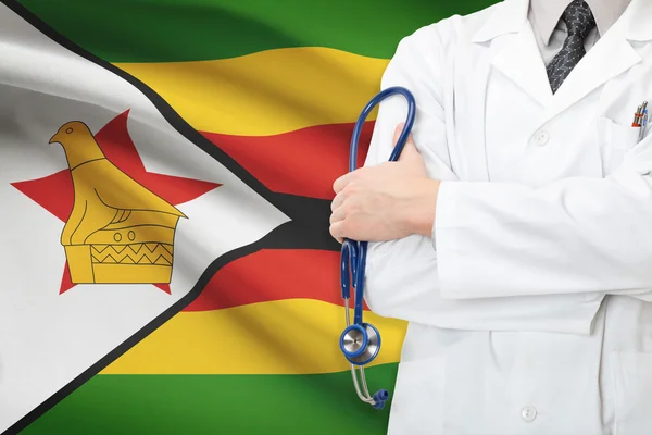 Concept of national healthcare system - Zimbabwe — Stock Photo, Image