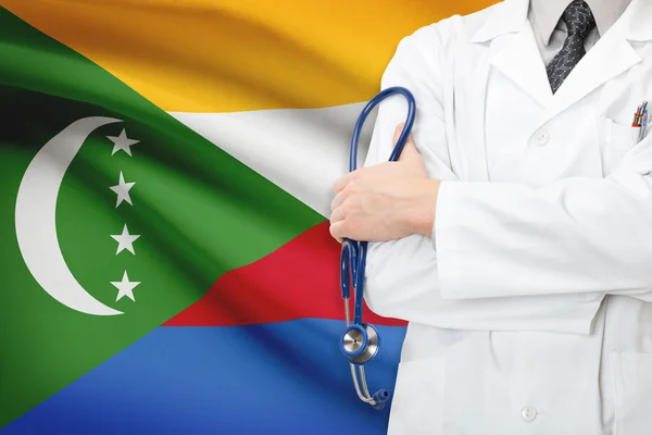 Concepto de sistema nacional de salud - Comoras — Foto de Stock
