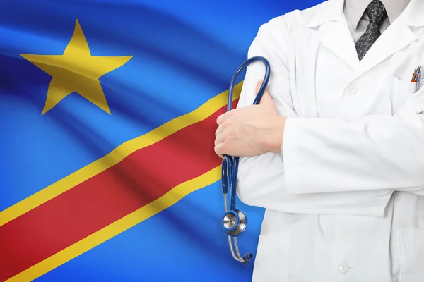 Concept of national healthcare system - Democratic Republic of the Congo - Congo-Kinshasa — Stock Photo, Image