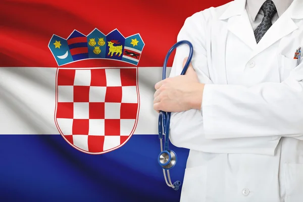 Concepto de sistema nacional de salud - Croacia — Foto de Stock