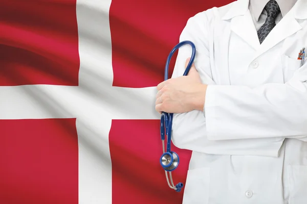 Понятие национальной системы здравоохранения - Дания — стоковое фото