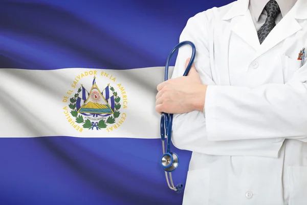 Concept of national healthcare system - El Salvador — Stock Photo, Image