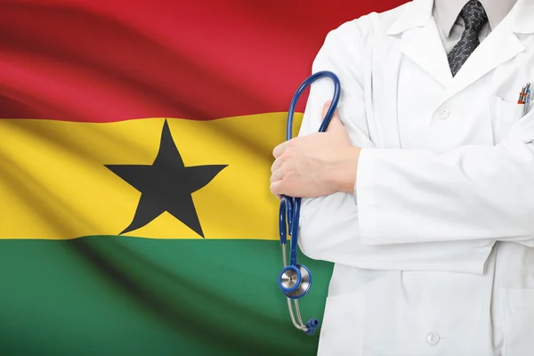 Koncepcja krajowego systemu opieki zdrowotnej - ghana — Zdjęcie stockowe