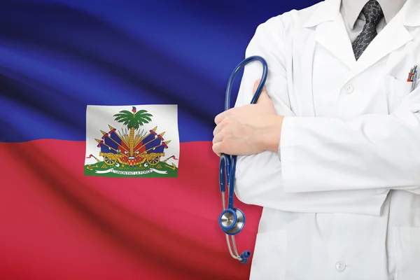 Concept of national healthcare system - Haiti – stockfoto