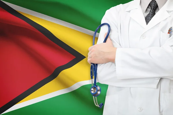 Conceito de sistema nacional de saúde - Guiana — Fotografia de Stock