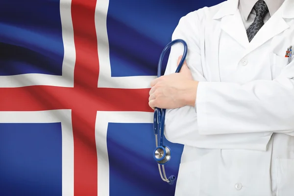 Koncepce národního systému zdravotní péče - Island — Stock fotografie