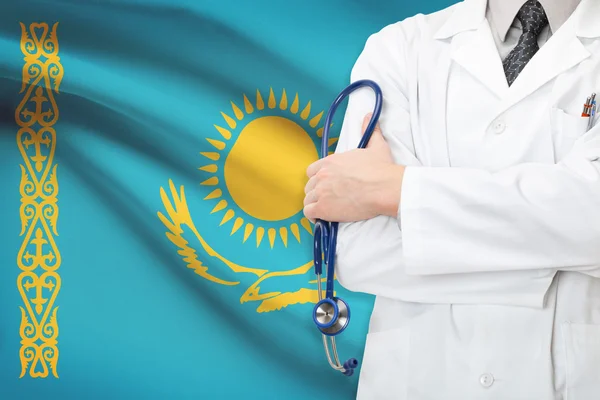 Concept of national healthcare system - Kazakhstan — Stock Photo, Image