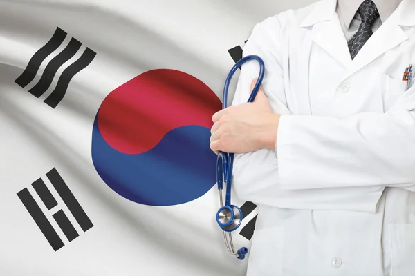 Conceito de sistema nacional de saúde - Coreia do Sul — Fotografia de Stock
