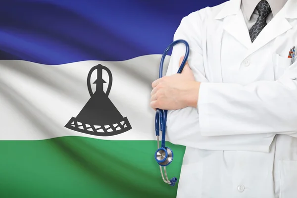 Concept of national healthcare system - Lesotho — Stock Photo, Image