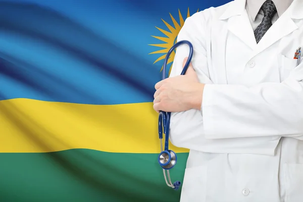 卢旺达的全国保健系统的概念 — 图库照片
