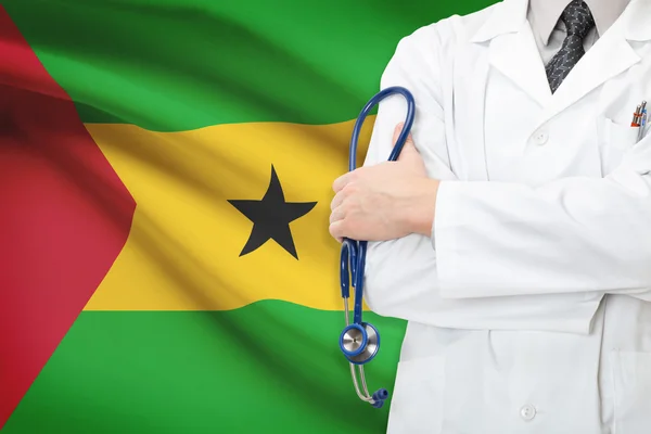 Concept of national healthcare system - Sao Tome and Principe — Stock Photo, Image