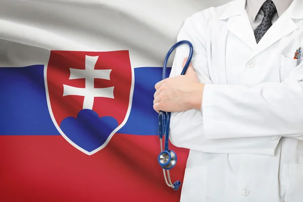 Konzept des nationalen Gesundheitssystems - Slowakei — Stockfoto