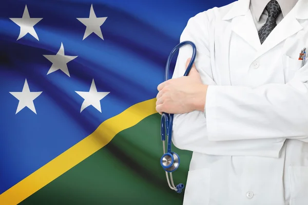 国家医疗保健系统-所罗门群岛的概念 — 图库照片