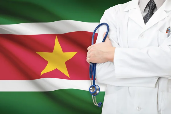 Concept of national healthcare system - Surinam — Stock Photo, Image