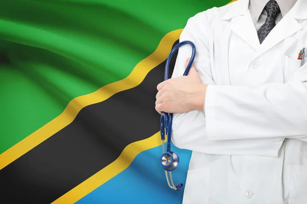 Concept of national healthcare system - Tanzania — Stock Photo, Image