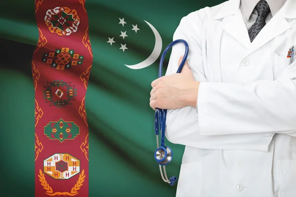 Concept of national healthcare system - Turkmenistan — Stock Photo, Image