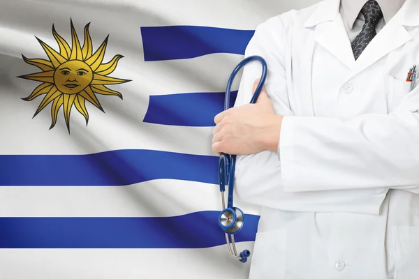 Concepto de sistema nacional de salud - uruguay — Foto de Stock