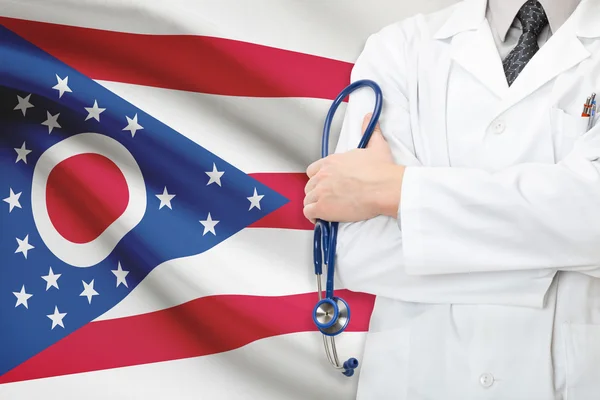 Concept of US national healthcare system - state of Ohio — Stock Photo, Image