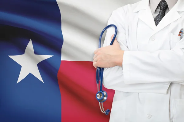 理念的我们国家的医疗保健系统-德克萨斯州 — 图库照片