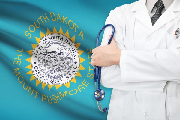 Concept of US national healthcare system - state of South Dakota — Stock Photo, Image