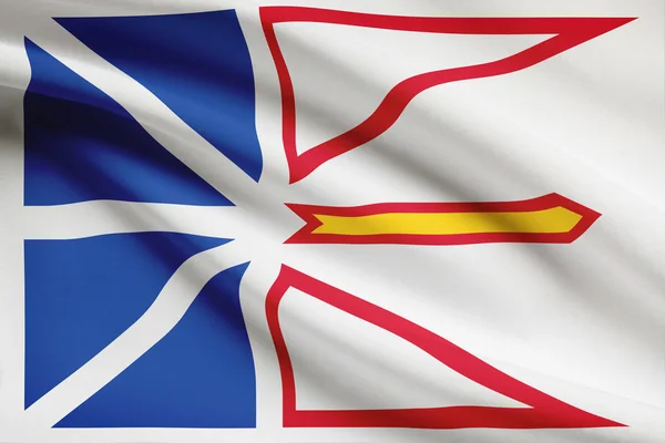 Canadian provinces flags series - Newfoundland and Labrador — Stock Photo, Image