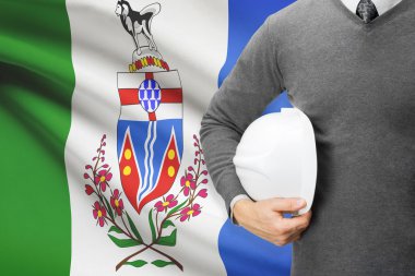 bayrak arka plan serisi - yukon ile mühendis