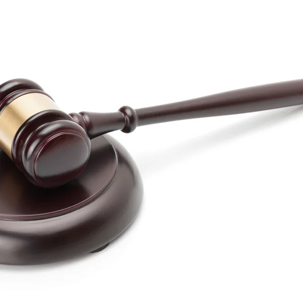 Judge gavel - 1 to 1 ratio — Stock Photo, Image