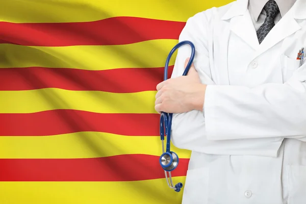 Concept of national healthcare system - Catalonia — Stock Photo, Image